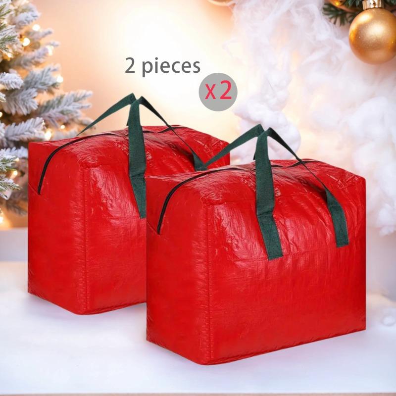 

PE Christmas Tree Storage Bag Holiday Gift Organizer for Moving & Packing Durable Foldable Travel Storage Box Storage Sack зелёный
