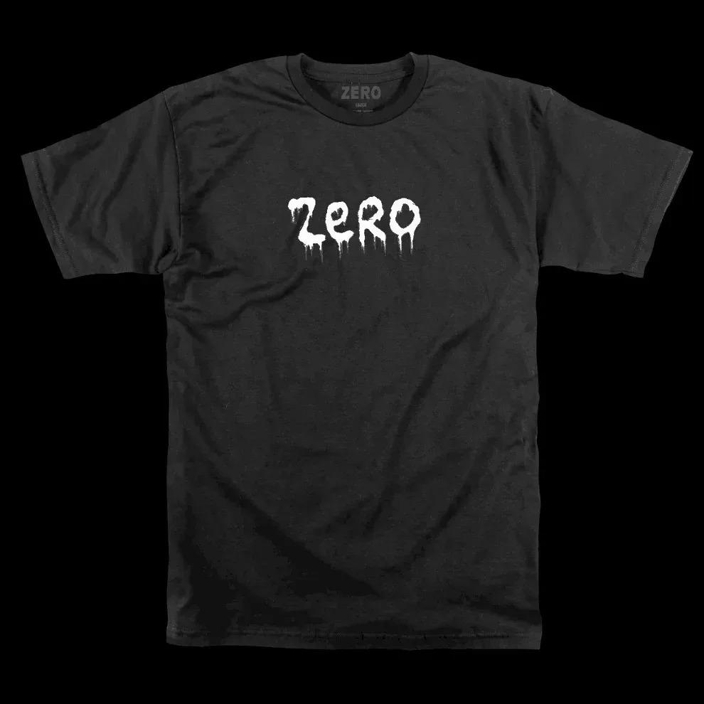 New ZERO Skateboards Vintage Men's Women's Black T-Shirt Size S To 4XL Summer Loose Short Sleeves Cotton T Shirt Top Tees Loose