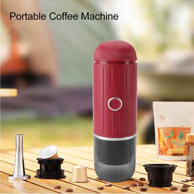 Cafetera USB de 80 ml, 100 W, autocalentable, con extracción automática, portátil, batería de larga duración, ideal para viajes, senderismo y oficina.