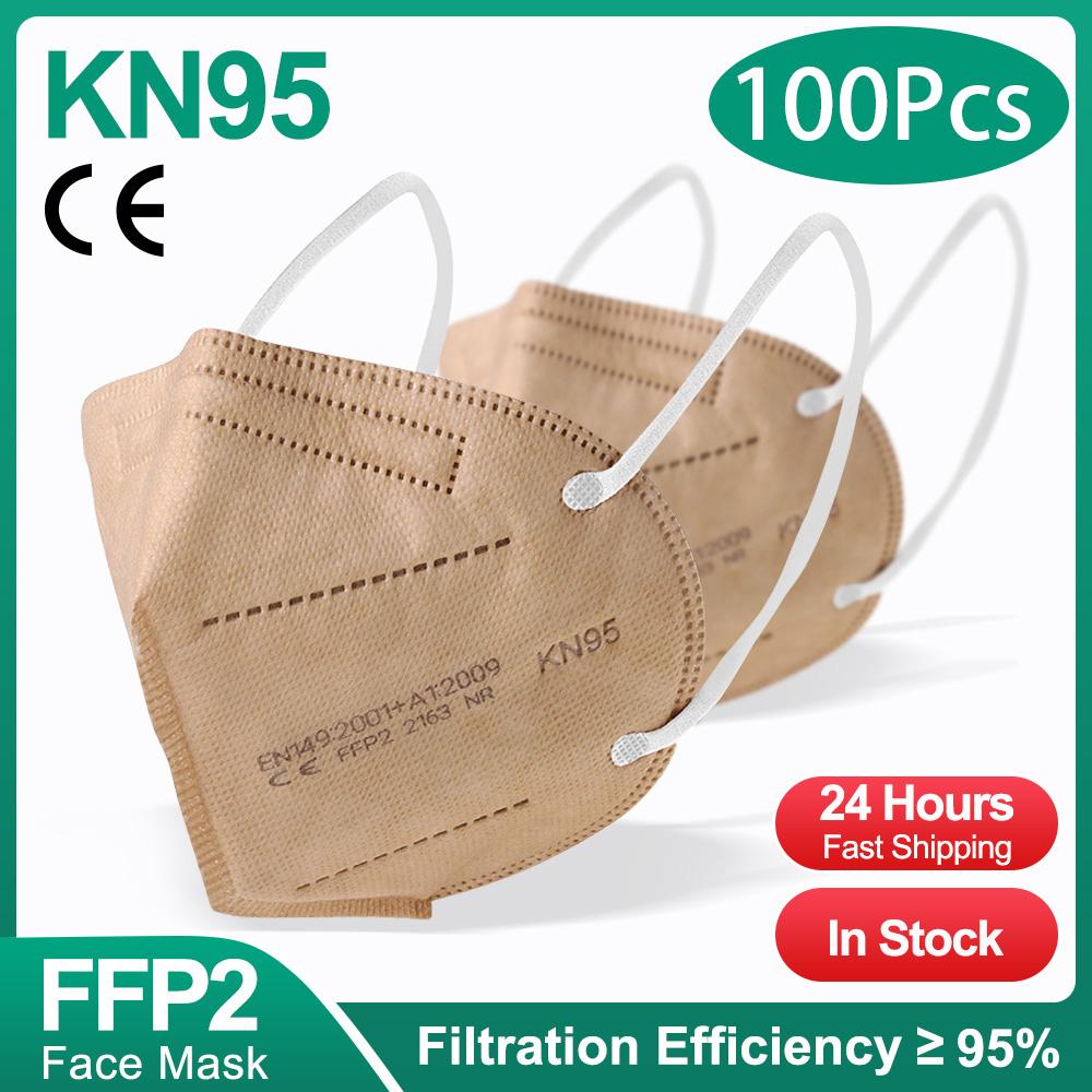Health Protective KN95 Face Mask 5 Layer Filter Dust Port  Mascarillas FFP2 Nonwoven Health Protective N95 Mask Reusable Face