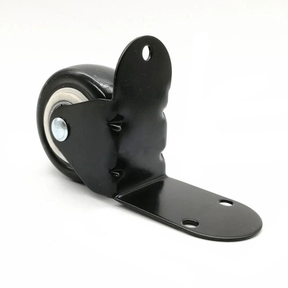 L Shape Plate Furniture Caster Silent Load-Bearing Caster Portable Hardware Caster Office