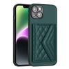 YB Leather Coating Series-8 For iPhone 14 Plus Case RFID Blocking Leather+TPU Card Slots Phone Cover