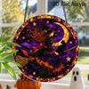 2D Flat Acrylic Dark Style Witch Halloween Suncatcher Decorative Hanging Ornament, 7.87/11.81inches Holiday Hanging Pendant, Halloween Home Decor