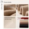 JIUMU Autumn/Winter Thickened Pure Wool Knitted Scarf