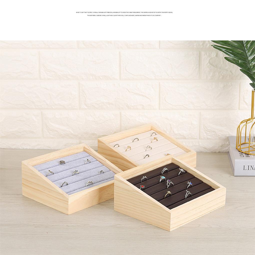 Store Portable Earring Storage Tray Ears Hook Earrings Pendant Display Case Portable Large Capacity Jewelry Box Organizer