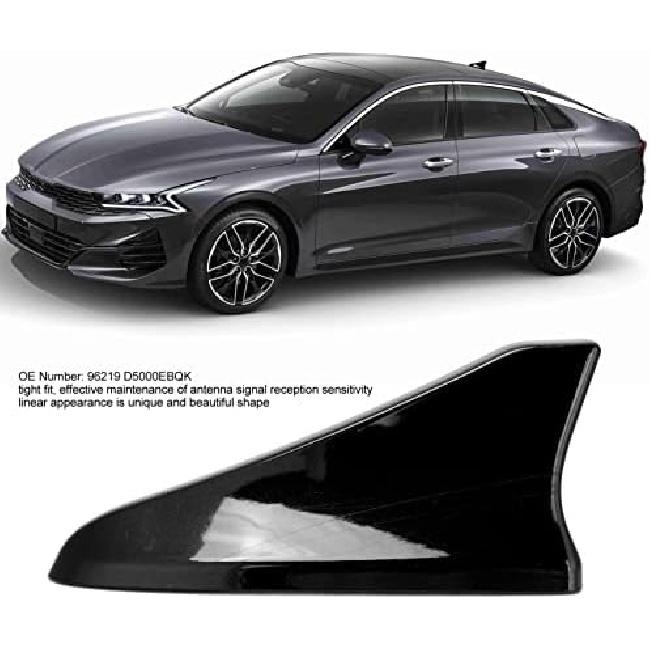Shark Fin Antenna Cover, ABS Replacement Part 96219 D5000EBQK for Kia Optima, Hyundai Sedan and G80 Coupe, Sunproof (Black)