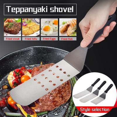 Mutfak Aletleri Pişirme Spatulası Biftek Spatula Paslanmaz Çelik Yanan Spatula