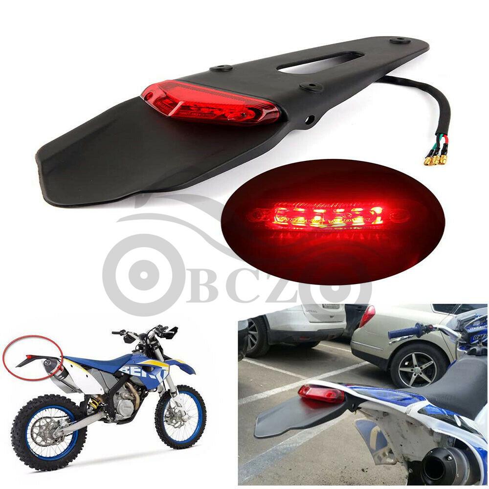 Motorcycle Taillight & Fender Brake Light with License Plate Light
