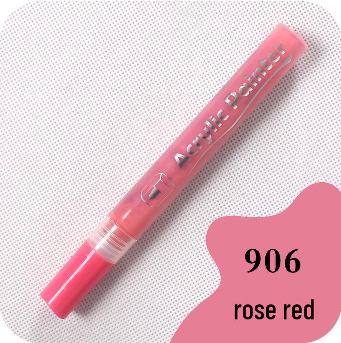 Guan Na 48-Color Waterproof Acrylic Markers for Ceramic, Stone, Graffiti & Coloring