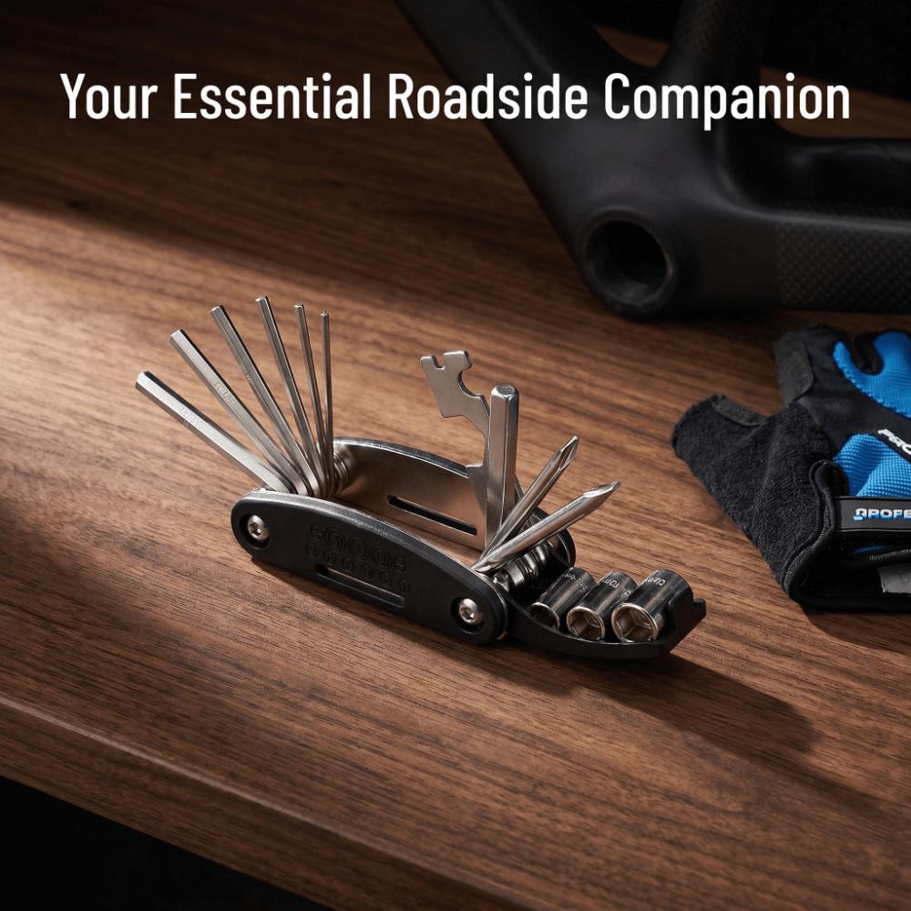 2PCS 16-in-1 Mountain Bike Repair Kit Multifunctional Tool Cycling Repair Tool  Outdoor Riding