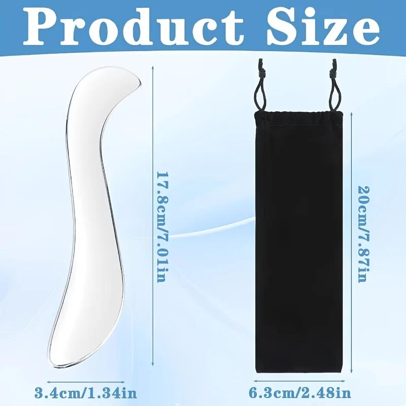 Stainless Steel Gua Sha Fascia Knife, Full Body Massage Tool for Neck, Shoulder, Back, Legs, Face and Hands