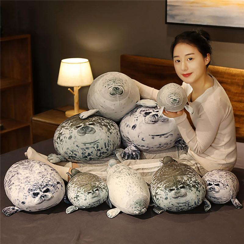 Fat Foca Gorda Sel Plysjleker Kosedyr Foca Guatona Plysj Myk Dukke Sovende Pute Søt Sjøløve Dukke Voksen Barn Leke