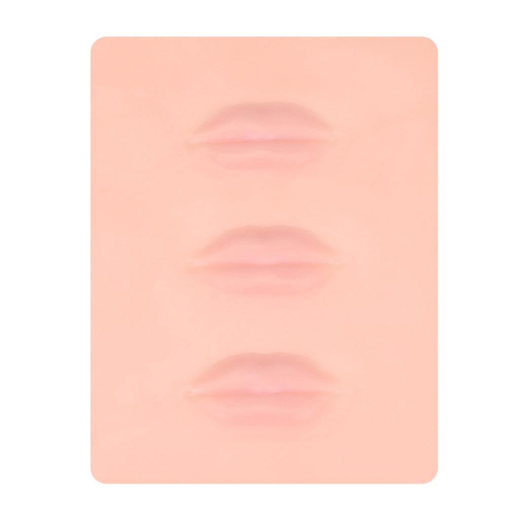 Reusable Practice Silicone Skin Lips For Permanent Makeup Tattoo Human Lips Elasticity Microblading PMU-Beginer Training