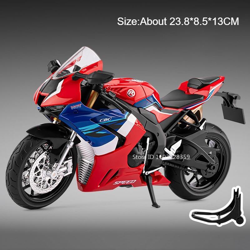 1:9 Honda Cbr1000Rr Little Monkey Toy Model Motorbikes Alloy Diecast Sound Light Shock Absorption Motorcycle Toys For Kids Gifts