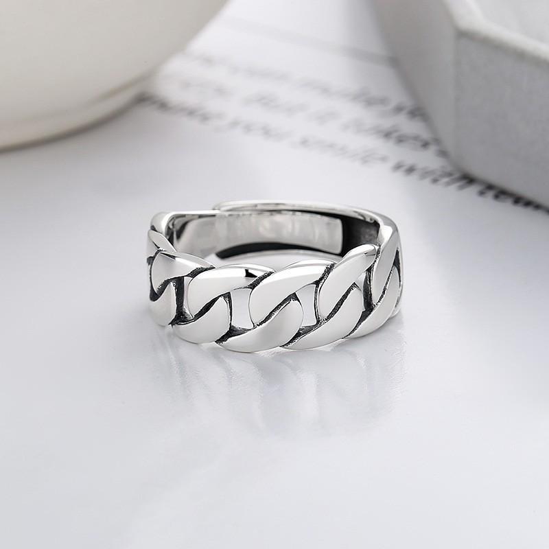 Yan Yu 2025 Unisex Trendiger Kabelkettenring