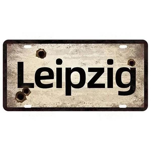 Vintage Berlin City Plate War Aluminum Sign Store Bar Metal Home Club Man Cave Pub Decor Painting Plaques Poster Wall Decoration