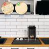 Mini Fridge Silicone Mat Waterproof Fridge Drip Tray with 4 Base Raisers Leak Resistant Under Refrigerator Mat Floor Protector