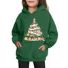 Sweatshirts For Teen Girls Hoodies Long Sleeve Drawstring Pullover Cute Printed Oversized Hoodie Christmas