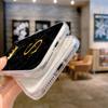 Gold Crown Letter Queen Case for iPhone 11 Pro X XS 12 Pro Max 13 Mini XR 14 Plus 8 7 6S SE 13 Silicone Cover Shell Funda