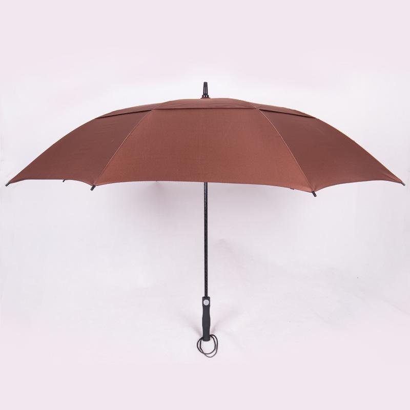 

Зонт для гольфа, двухслойный зонт, Fiber 8 Bone, автоматический зонт с длинной ручкой кофейный