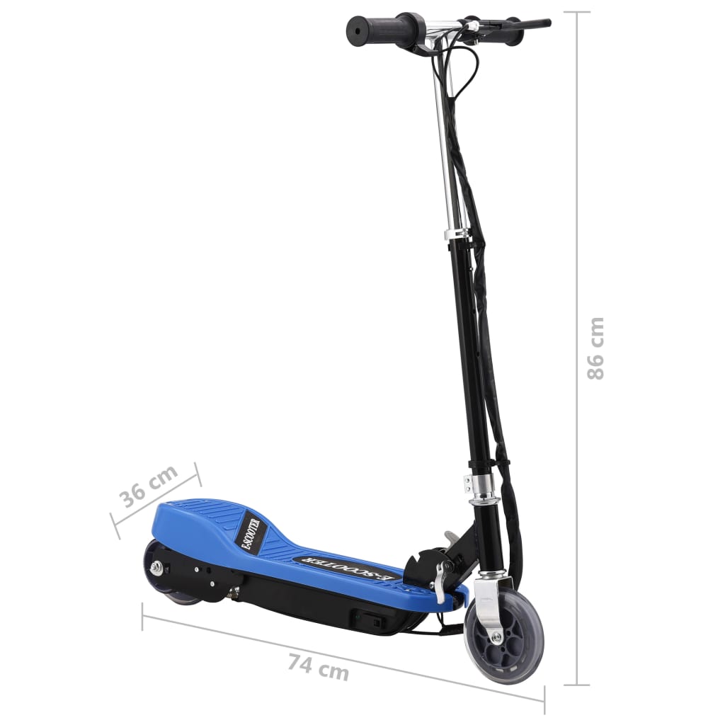 Elektrická koloběžka 120 W Modrá