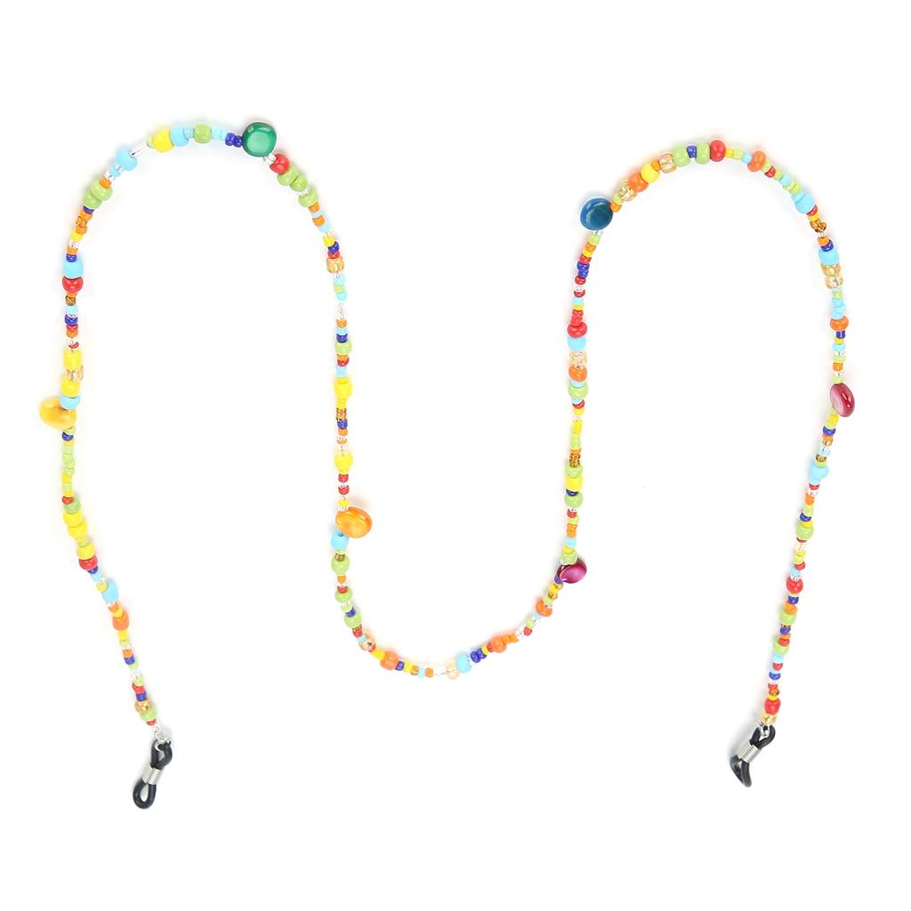 Gemischte Farbe Perlen Brillenkette Exquisites Brillenband Trageband Schmuckzubehör