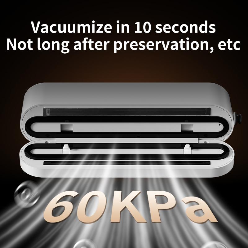 Vacuum Packaging Machine for Food Wireless Vacuum Sealer USB Rechargeable Household Mini Portable Food Vacuum Sealing Machine