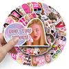 Cute 50pcs Mean Girls Decorative Waterproof Stickers For Skateboards Phone Cases