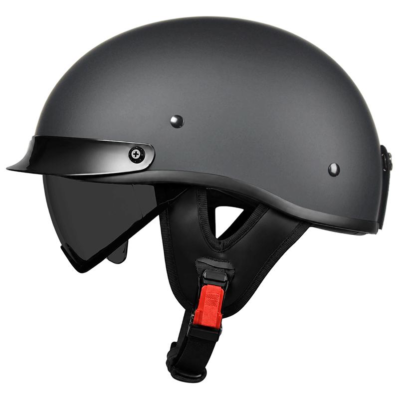 Hot Selling Motorcycle Helmet Half Face bicycle Motorcycle Helmet Detachable Cotton Lining Summer Half Helmet Factory Wholesale