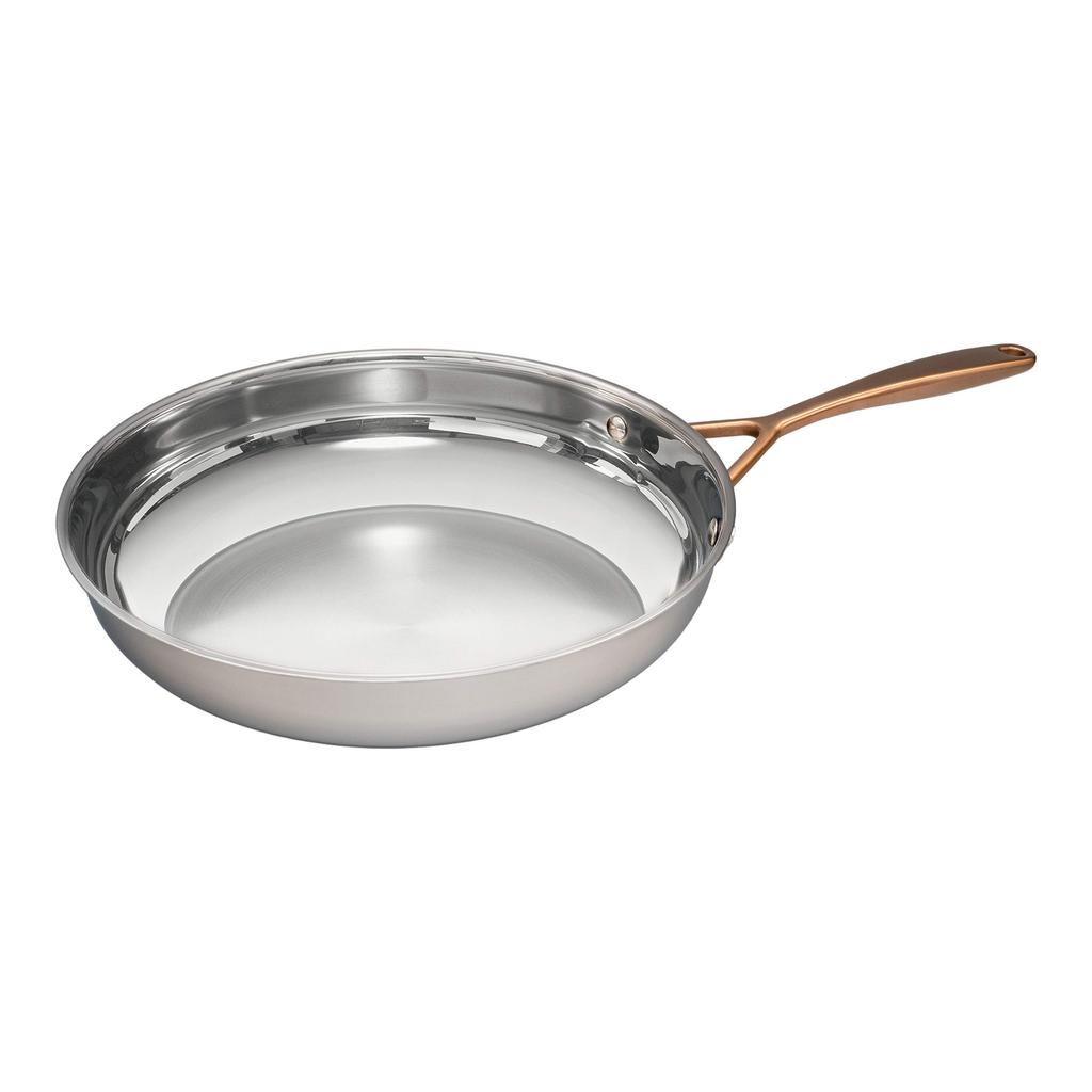 Zwilling Henckels Japan Sera Rose Gold Frying Pan Stainless Steel 3 Layer Bottom Structure IH Compatible Dishwasher Safe 10 Year Warranty Japanese