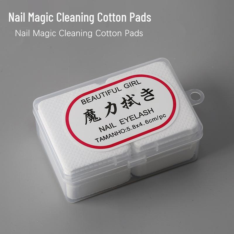 

Magic Eraser Cotton Pads for Nail Art, Eyelash Glue Cleaning & Polish Removal.