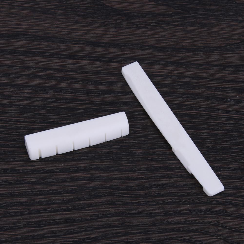 4pcs Guitar Nut Bone Bridge Saddle 6 String Acoustic Guitar Musical Instruments Musical Enjoyable Instrument Supplies