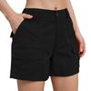 Bermuda Shorts For Women Cargo Shorts Elastic Waist Long Shorts For Summer Casual