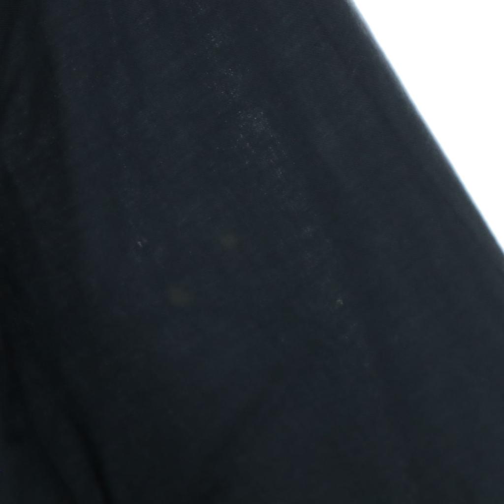 bedsidedrama made in Japan Long sleeve Shirt dress Navy switching knit Women Used