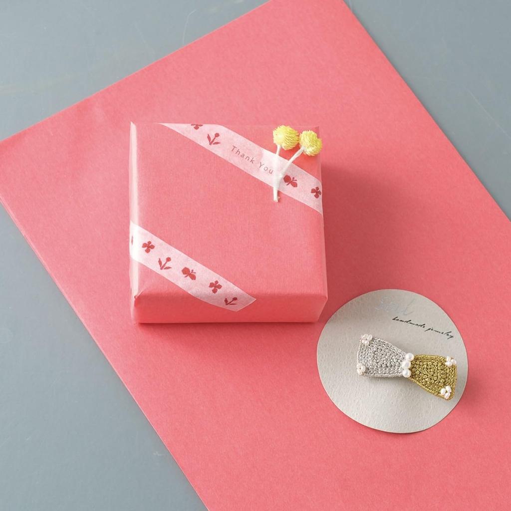 Mt Large Core Pack Wrapping Gift Kamoi Kakoshi Tape Cellophane Tape "Thank You" 5-roll (strong Adhesive/washi Paper) (official Retailer/large