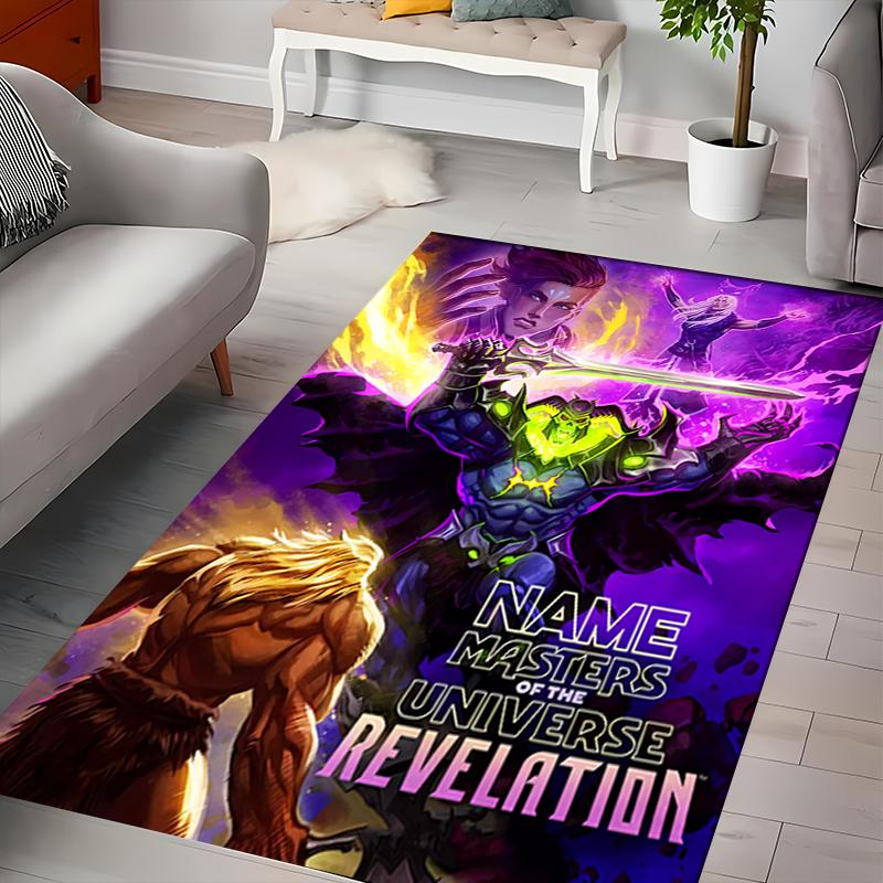 Tappeto Personalizzato He-Man e i Padroni dell'Universo - Perfetto per Cucina, Bagno, Lavanderia Disponibile in Taglia Grande, Regalo Al