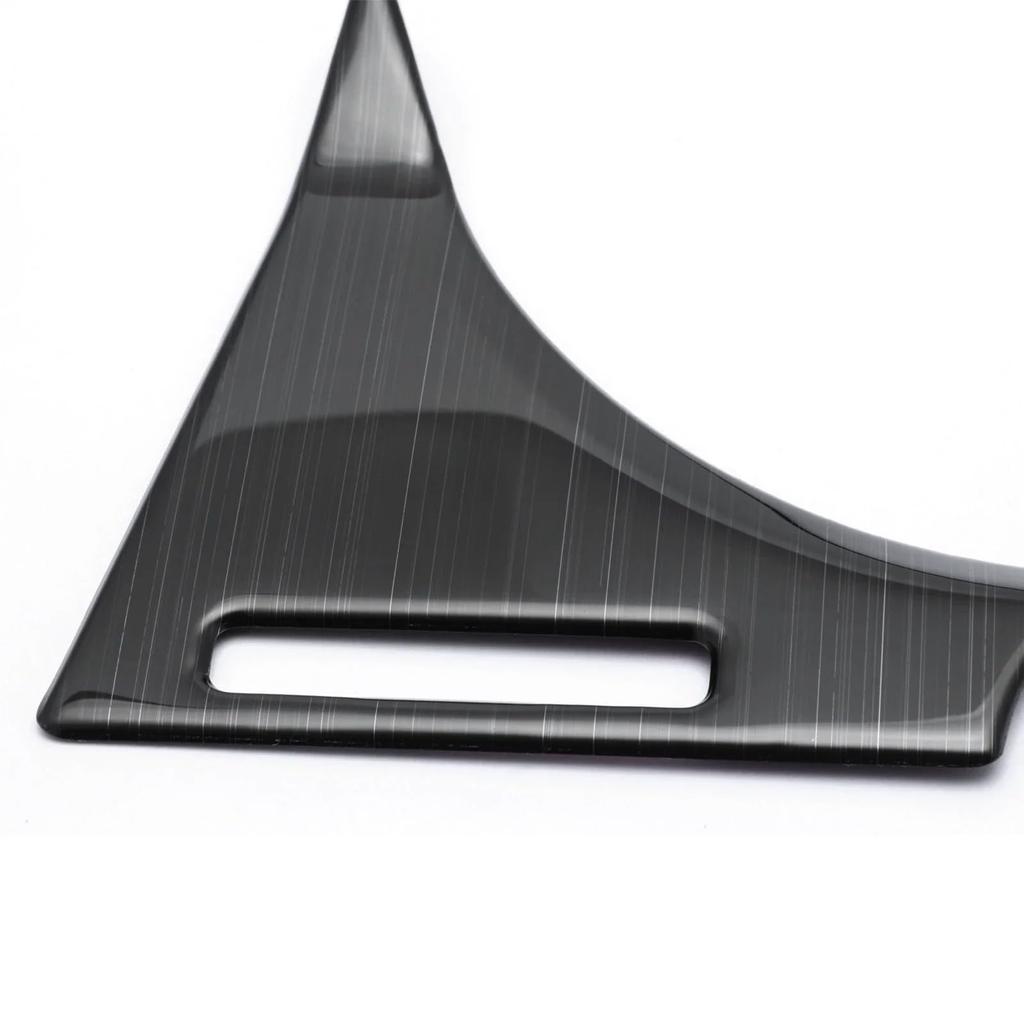 3 Pieces Black Titanium Interior Dashboard Panel Meter Surround Cover Molding Trim for Camry XV70 2018 2019 2020 2021