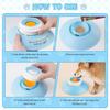 Lick Ball Dog, Lick Toy Dog for Liquid Food, Lick Sphere for Pets with Roll Ball, Dog Lick Ball for Liquid Food, Slow Feeder Lick Bowl for Dogs