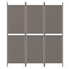 Vidaxl Parawan 3-Panelowy, Antracytowy, 150X220 Cm, Tkanina