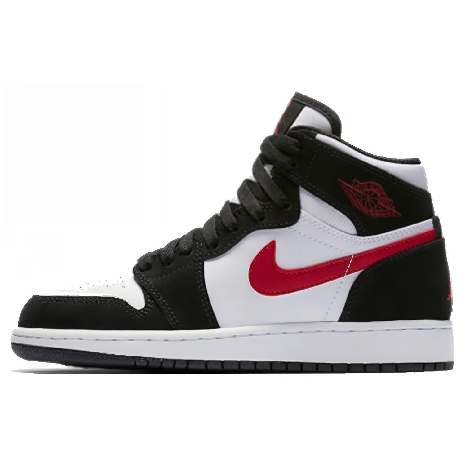 

new Jordan 1 Retro High Black Red White BG 39
