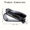 Multifunctional Eye Glasses Clip Sunshade Eyeglass Frame ABS Material with ID Card Slot Essential Automotive Interior Accessory