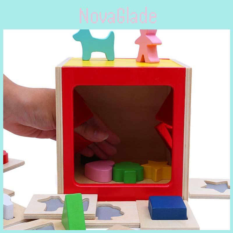 Holz 3D Puzzle Spielzeug für Kinder mit Tast-Erkennungsfähigkeiten für das frühe Lernen