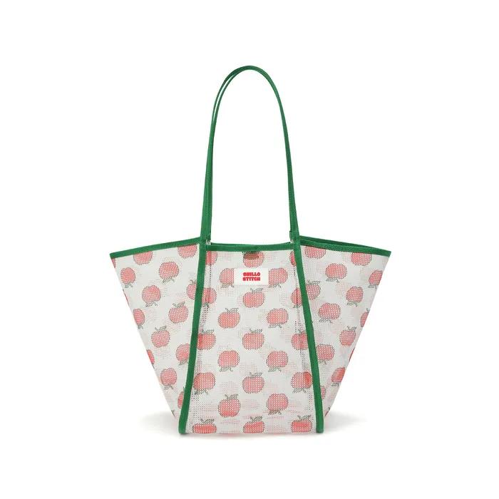 Mesh Beach Bag Apple Red