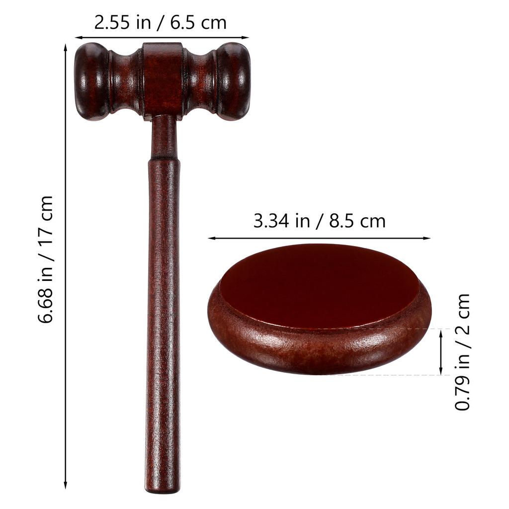1 Set Wooden Judge Hammer Handcrafted Wood Adjudgement Gavel For Auction Lawyer Sound Hand Tools Kids Plaything Cosplay
