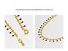 Bohemian Water Drop Enamel Necklace: Simple, Versatile Clavicle Chain for Women