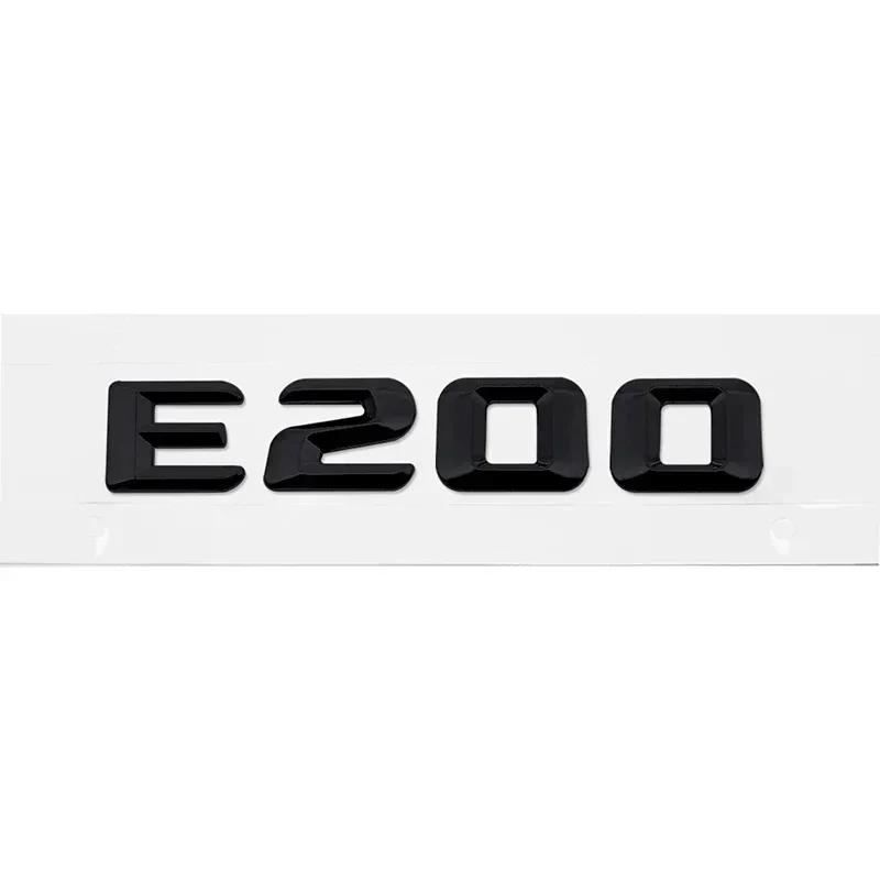 Car Tail Letter Number Emblem Sticker Rear Trunk Badge Decal for Mercedes Benz E Class E53 E55 E63 E200 E220 E230 E240 E250 E260