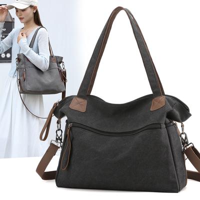 Women Canvas Shoulder Bag Large Capacity Tote Bag