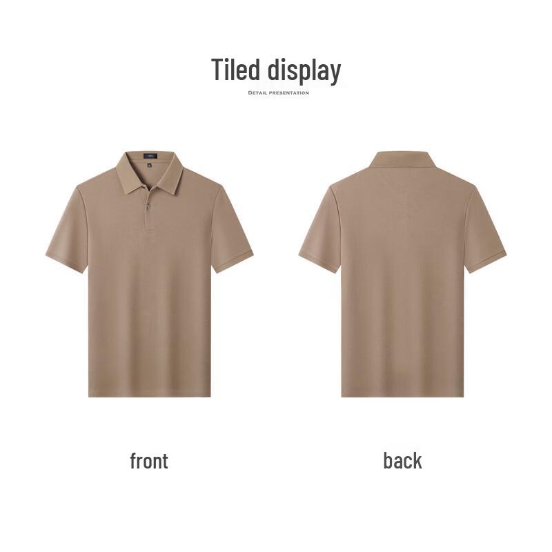 FIRS Men's 100% Cotton Mercerized Short-Sleeve Polo Shirt