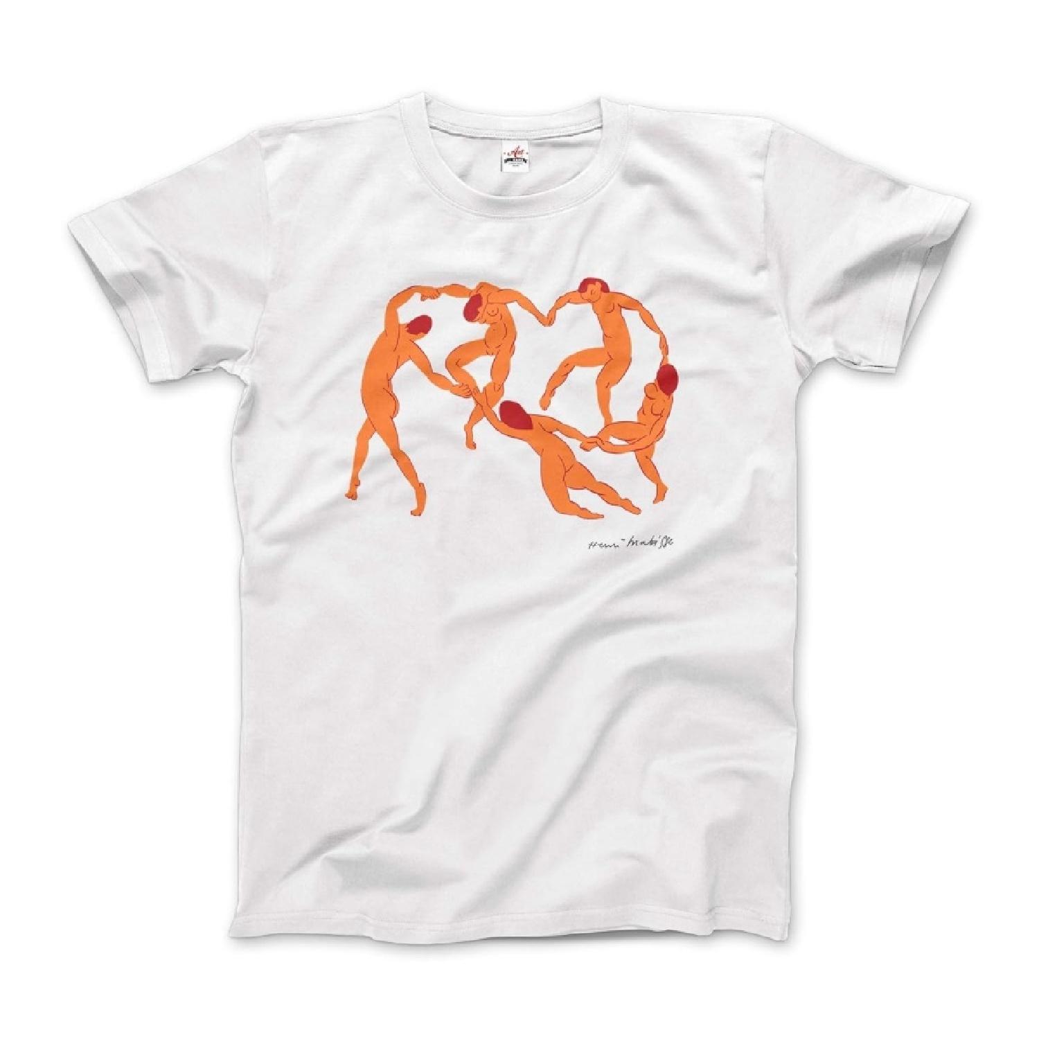Matisse - La Danse I (The Dance) 1909 Artwork T-Shirt (Adults, Kids, Short & Long Sleeve) XXXXXL белый