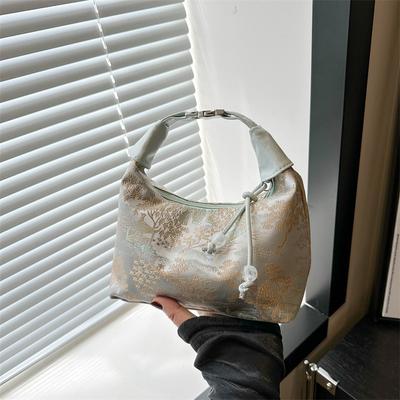 Retro Crossbody Bag Simple Casual Hand Pillow Bag New Style Fashionable Simple Hand Bag
